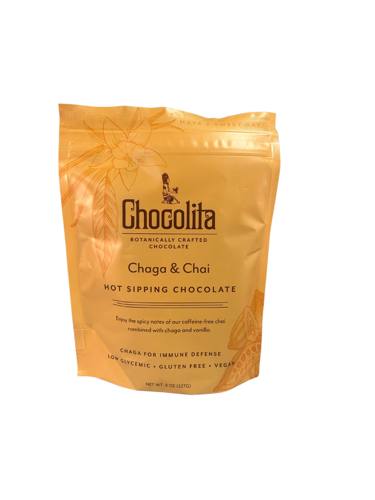 Chaga & Chai Sipping Chocolate